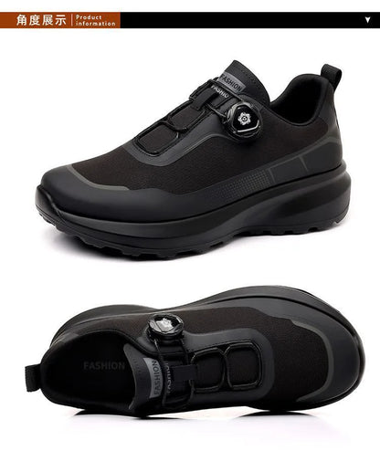 Outdoor Men's Sneakers 2026 New Spring and Summer Thick-Soled Sports Shoes Men's Hiking Daddy Shoes Casual Footwear for Men