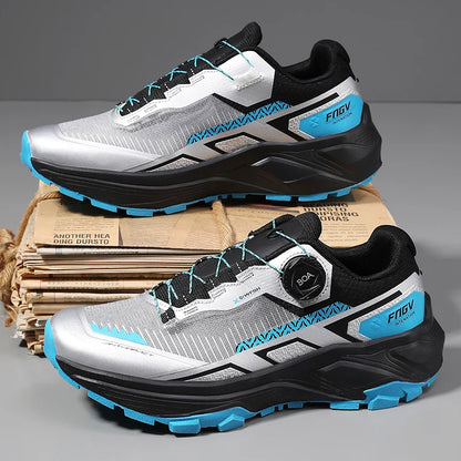 Frühlings- & Sommer-Laufschuhe für Herren – Outdoor-Wanderschuhe, abriebfeste Trailschuhe mit BOA-Verschluss, atmungsaktiver Sport- & Freizeitstil