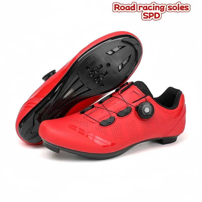 Herren-Mountainbike-Schuhe MTB, atmungsaktiv, rutschfest, hohe Härte, geeignet für Outdoor-Straßenrennen und Mountain-Offroad-Fahrten 37-46