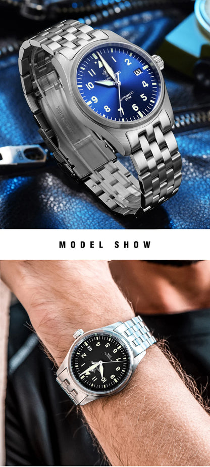 ADDIESDIVE Watch For Men MY-H2 Stainless Steel Classics Mechanical Watches NH35 200m Diving Luminous Analog Watch Reloj Hombre