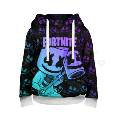 Fortnite jongens coole helden cosplay-hoodie, cartoon-sweatshirt, kinderkleding, lente/herfst babyjas, kinderjack met capuchon