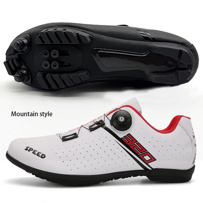 Men's Cycling Shoes Road Cycling Sports Shoes Women's MTB Racing Competition Self-Locking Cycling Shoes SPD Cleats Cycling Shoes