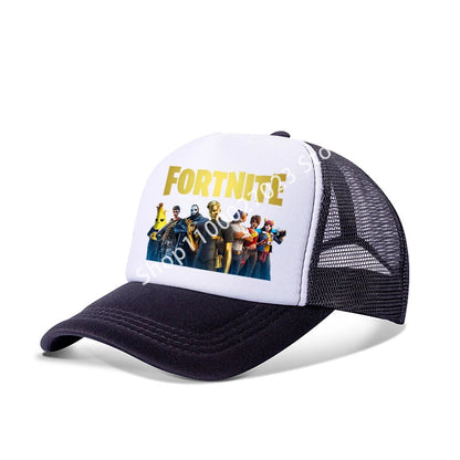Fortnites Baseball Caps for Adult Boys Girls Cute Cartoon Summer Breathable Mesh Hat Anime Sunbonnet Headgear New Birthday Gifts