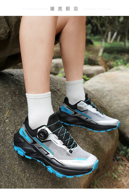 Frühlings- & Sommer-Laufschuhe für Herren – Outdoor-Wanderschuhe, abriebfeste Trailschuhe mit BOA-Verschluss, atmungsaktiver Sport- & Freizeitstil