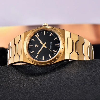 PAGANI DESIGN Men's Quartz Watches Ultra-Thin 7mm Series 37mm Sapphire Stainless Steel Waterproof Watches for Men TMI VJ21