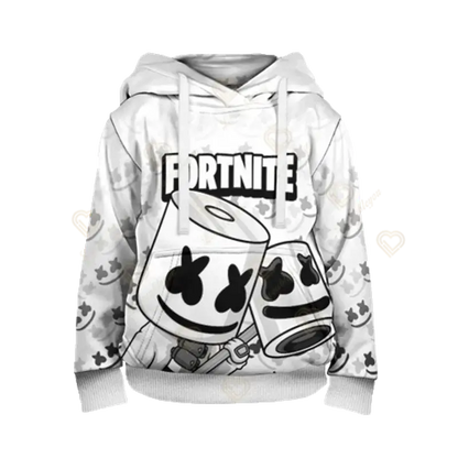 Fortnite jongens coole helden cosplay-hoodie, cartoon-sweatshirt, kinderkleding, lente/herfst babyjas, kinderjack met capuchon