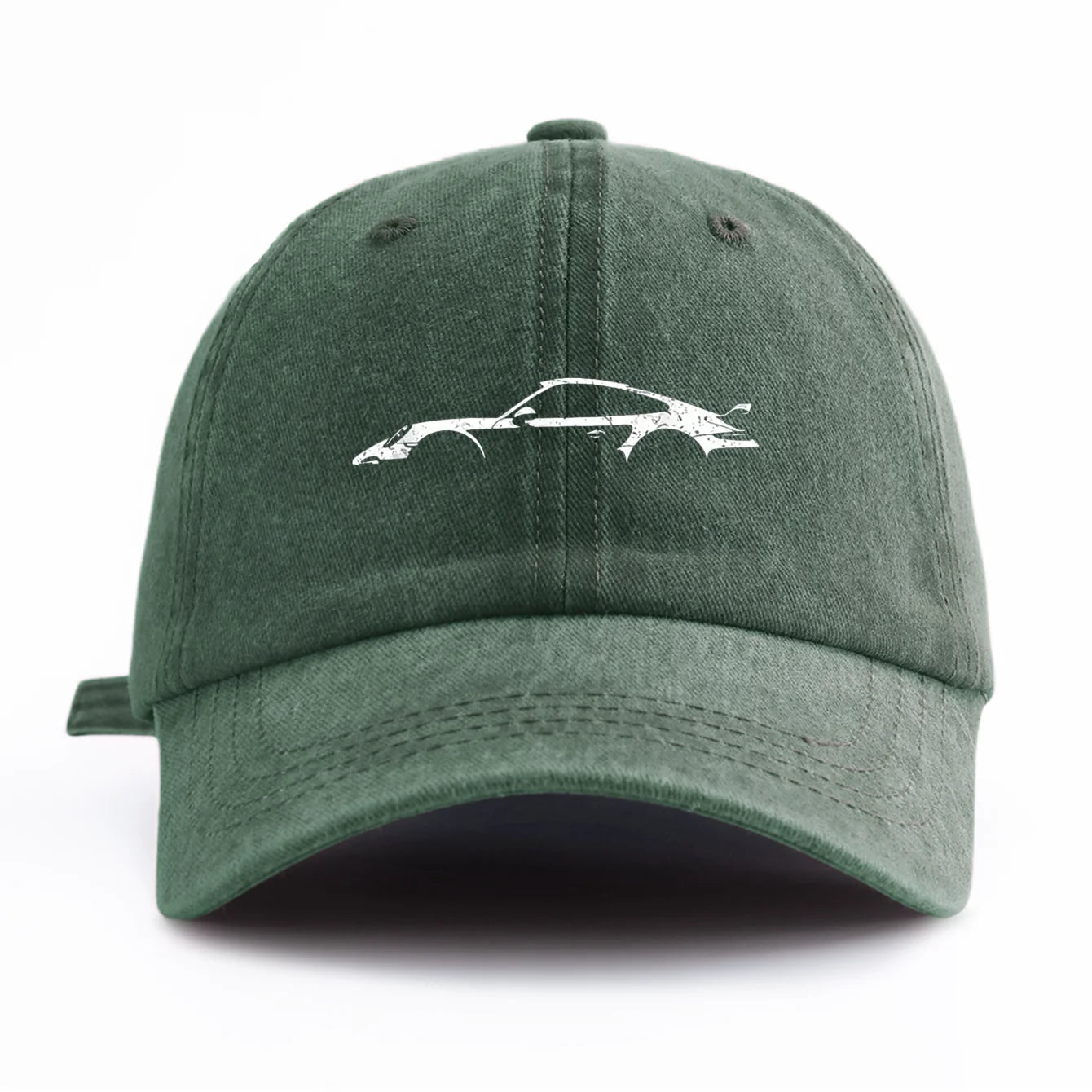 1pc 911 Print Washed Baseball Cap for Adults,  Minimalist Retro Style Casual Soft Adjustable Dad Hat, Perfect As Gift
