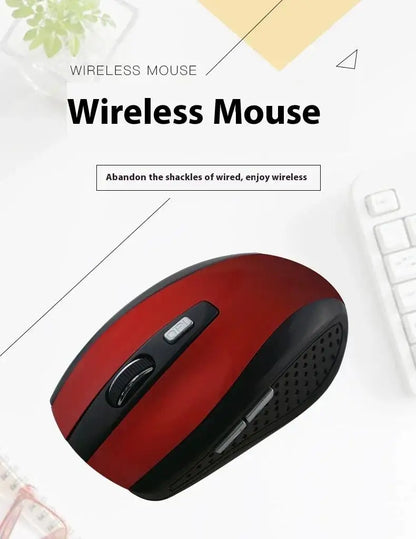 Wireless Mouse Silent Mouse 2.4G Portable Mobile Optical Office Mouse Adjustable 1600 DPI Levels For Notebook PC Laptops MacBook