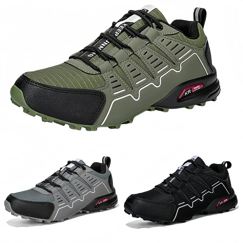 Men’s Lockless Cycling Shoes, Outdoor Mountain Cross-Country Non-Slip Hiking Shoes, Breathable Sports Shoes, Road Cycling Shoes