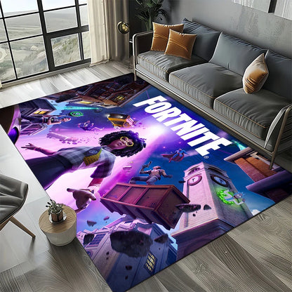 2025 Games 3D F-Fortnite Cartoon Carpet Rug for Living Room Bedroom Home Sofa Decoration, Kids Play Area Rug Non-slip Floor Mat