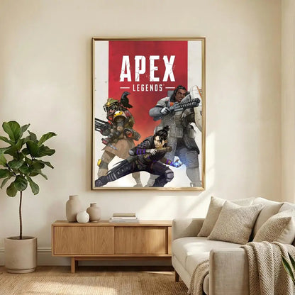 Apex Legends Poster HD Waterproof Self-Adhesive Wall Art with Multi-Scene Compatibility