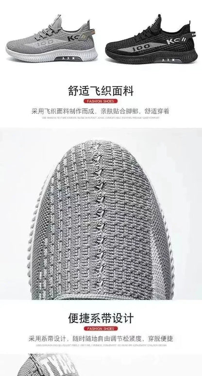 2026 Soft-Soled Spring and Autumn Old Cloth Shoes Breathable Mesh Shoes Non-Slip Wear-Resistant Casual Low-Top Work Shoes