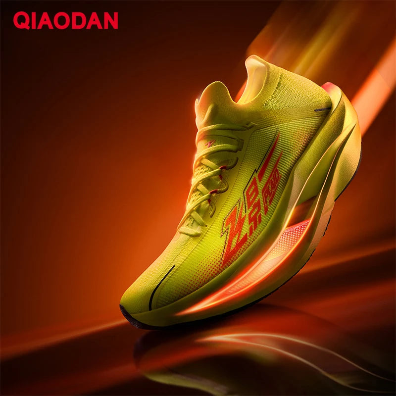 QIAODAN Feiying Plaid 3 Carbon Plate Herren-Laufschuhe 2026 Marathon-Wettkampfsneaker mit Rebound-Dämpfung, Sportschuhe QDB023262290