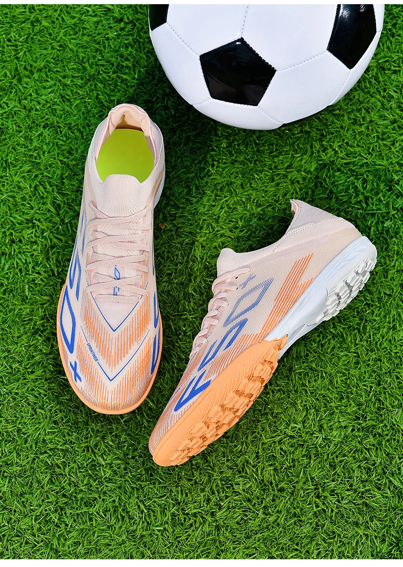 New Men's Soccer Shoes High-Quality Cleats Football Boots Sneakers Hot-Selling Indoor Futsal Non-Slip Match Grass High-Top Outdoor