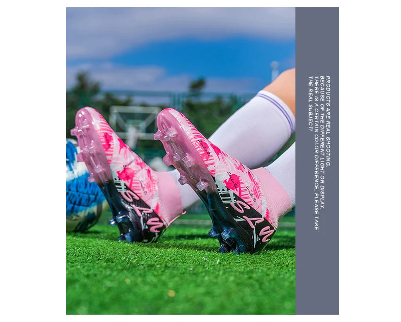 Brand Fashion Football Sneakers for Men and Women Professional Field Boots Big Size 46 Long Spikes Soccer Cleats Men's Football Boots