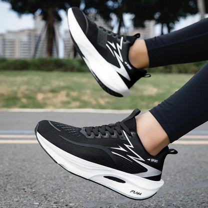 2026 New Men's Sports Running Shoes, Marathon-Ready, Breathable, Lightweight, Comfortable Women's Athletic Sneakers, Jogging Tennis Air Cushion