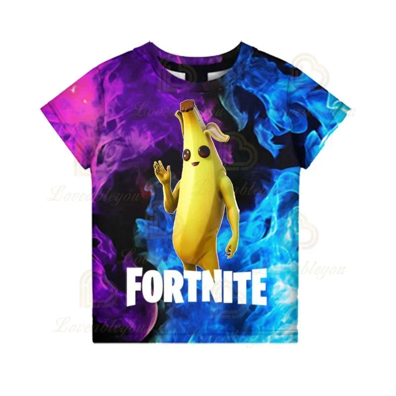 Camiseta 3D Red Jade Fortnite Anime Battle Royale para hombre, mujer y niños - Camiseta Pelly, regalo de cumpleaños para niñas y niños