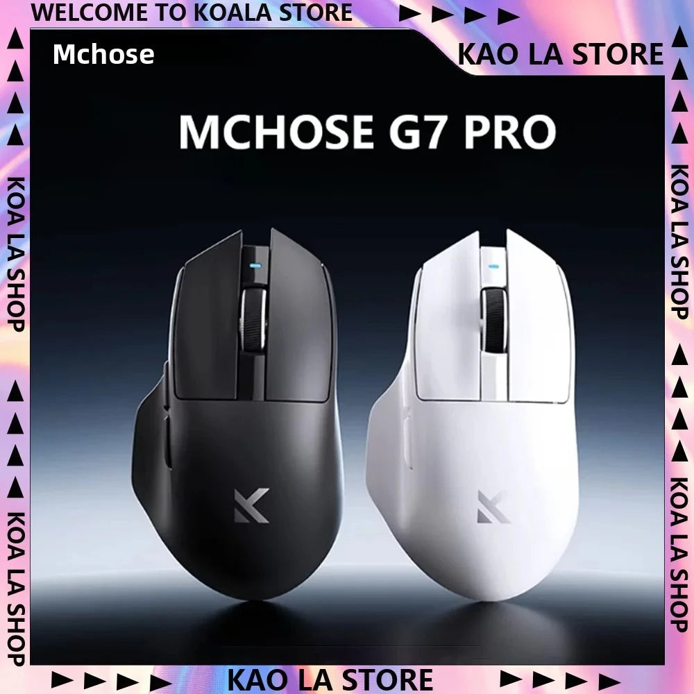 NEW G7 PRO Gaming Mouse Triple-mode Wireless Bluetooth Ergonomics Lightweight Mouse Customized Pc Office Gamer Accessory Mice