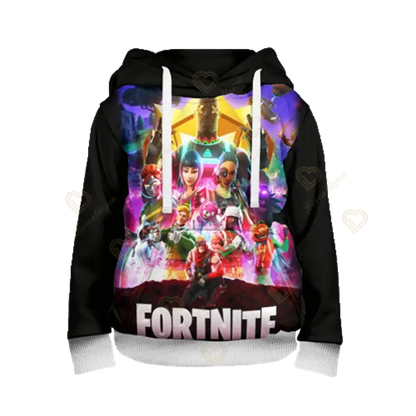 Fortnite jongens coole helden cosplay-hoodie, cartoon-sweatshirt, kinderkleding, lente/herfst babyjas, kinderjack met capuchon