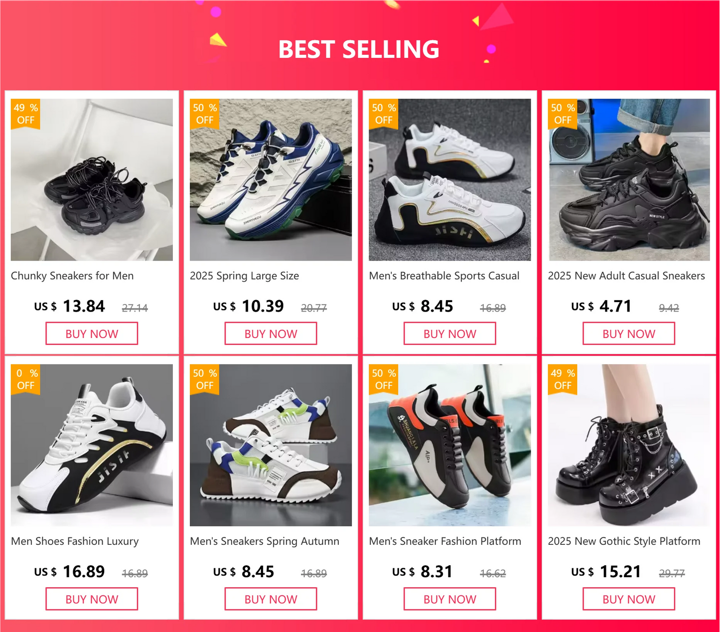 Fashion Men's Shoes Trend Street Skateboard Shoes Man Luxury Brand Training Sneakers Mesh Breathable Casual Shoes Men's Tennis Shoes