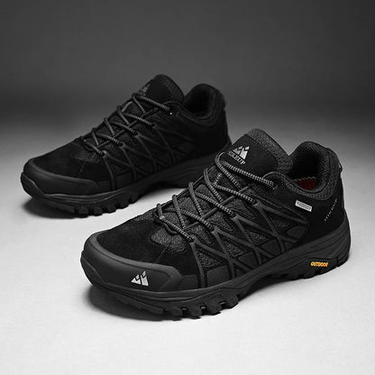 HIKEUP Scarpe outdoor da uomo per escursionismo, sport e tempo libero, scarponcini da trekking in montagna e campeggio, sneaker antiscivolo e resistenti all’usura
