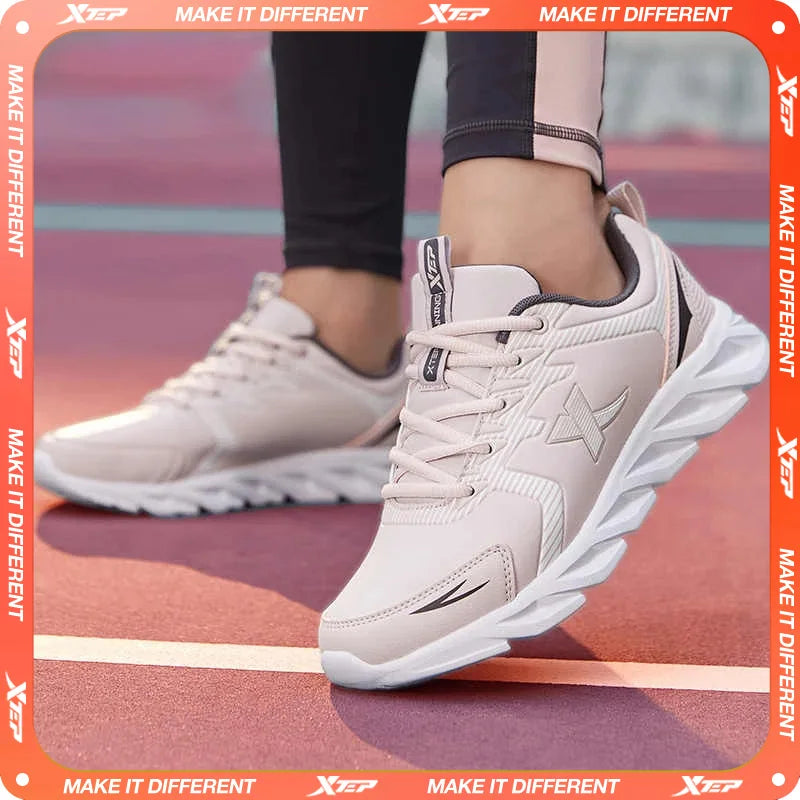 Xtep Women Running Shoes  New Fashion Lightweight Sneakers For Women Breathable Cushioning Sports Shoes Female 879318110073
