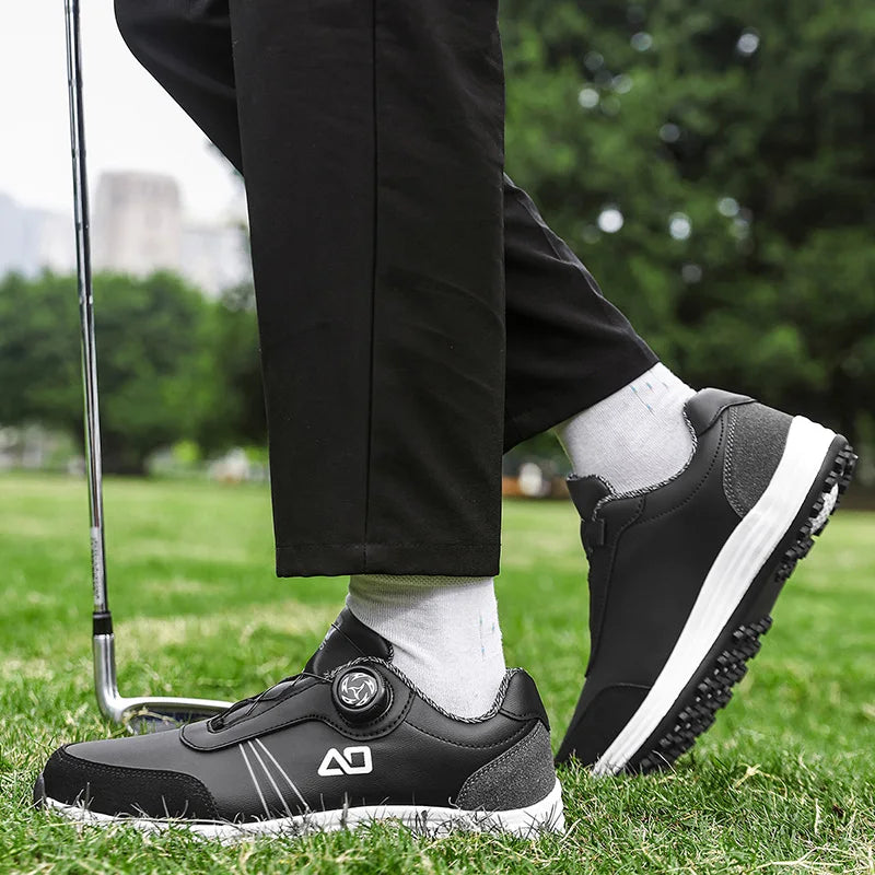 Outdoor Golf Shoes, Fashionable New Style Men's and Women's Comfortable Anti-Slip Design Hiking Shoes, Casual Travel Shoes 9