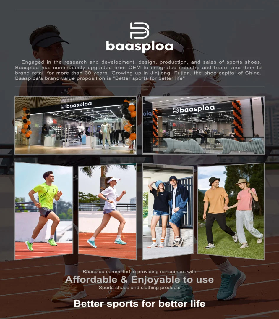 Baasploa Women Carbon Plate Running Shoes Outdoor Professional Cushioning Jogging Sneakers Female Casual Breathable Sports Shoes