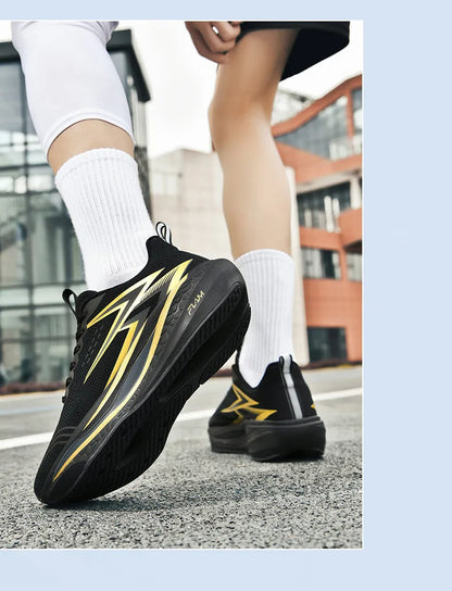 Running Shoes Carbon Board Speciality Marathon Men Sports Breathable Lightweight Women's Comfortable Athletic Nonskid Sneakers