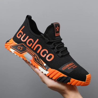 Running Sport Fashion High Top Sneakers Zapatillas De Deporte 2024 Men Casual Mesh Shoes Light Soft Breathable Vulcanized Shoes