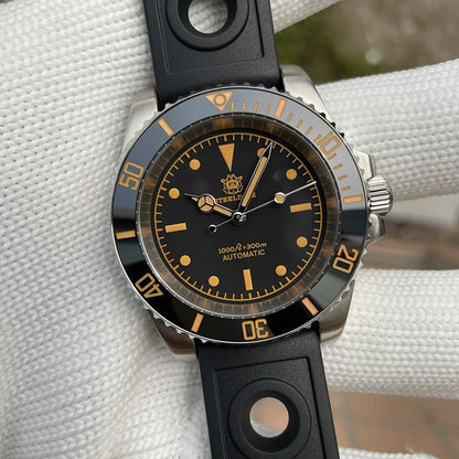 STEELDIVE SD1954V Ceramic Bezel 41MM Stainless Steel Case 300M Waterproof Vintage Luminous NH35 Automatic Mens Dive Watch