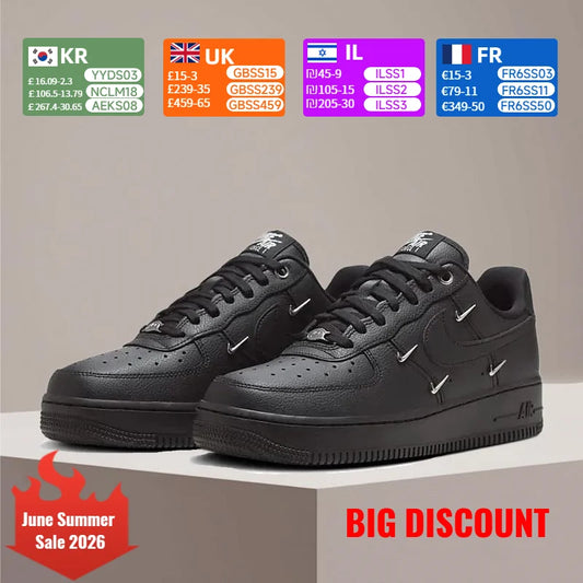 Nike Air Force 1 '07 LX Classic Multi-Functional Anti-Slip Wear-Resistant Versatile Sports Casual Skate Shoes HQ1180-001