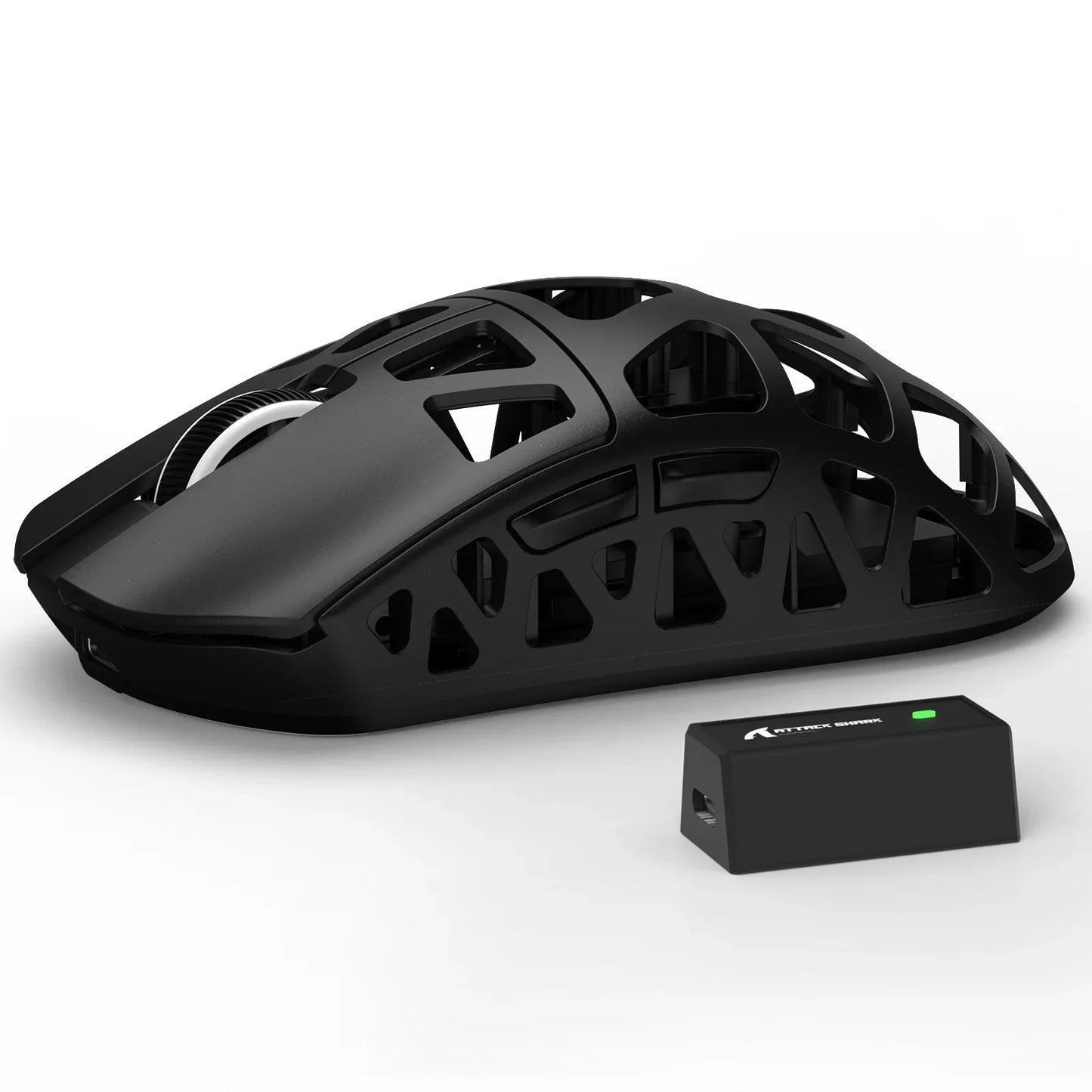 Mouse gaming ATTACK SHARK R3 in lega di magnesio 8K SUPERLIGHT 8000Hz 6 DPI regolabili fino a 26000 PAW3395 BT/2.4G wireless/cablato