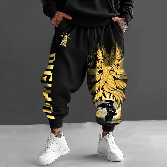 Digimon Anime Print Men Women Jogger Pants Sweatpants Summer Fashion Streetwear Casual Pants Trousers Hip Hop Trendy Y2k Clothes