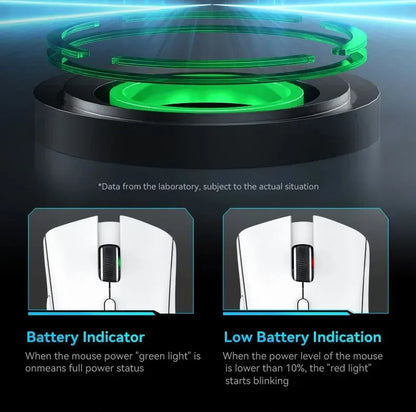 ATTACK SHARK R1 59g Ultra-light Mouse have PAW3311,18000DPI,400IPS,40G,1000Hz,Tri-Mode,Broadcom BK3633 Master,20 Million Times