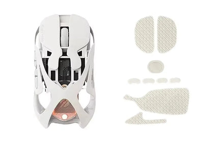 Angry Miao Infinity Gaming-Wireless-Maus aus Metall, ultraleicht, hohl, Hot-Swap-fähig, PAW3950, Dual 8K, kabelgebunden, Tri-Mode