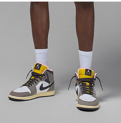 Scarpe sportive da uomo Nike genuine JORDAN mid-top, classiche, leggere e ammortizzate, HQ2011-100