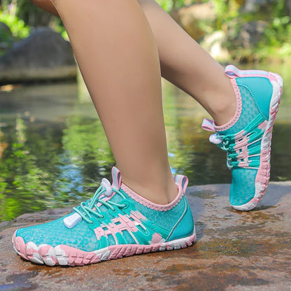 Unisex Quick-Drying Breathable Aqua Shoes Barefoot Beach Footwear for Adults and Kids Gym Outdoor Training Sneakers Size 28-46