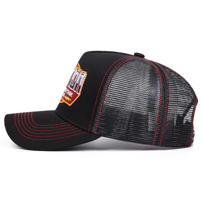 2025 New STATION1865 Truck Hat Men's Personalized Hip Hop Hat Women's Outdoor Skateboarding Hat Sunshade Baseball Hat Mesh Hat