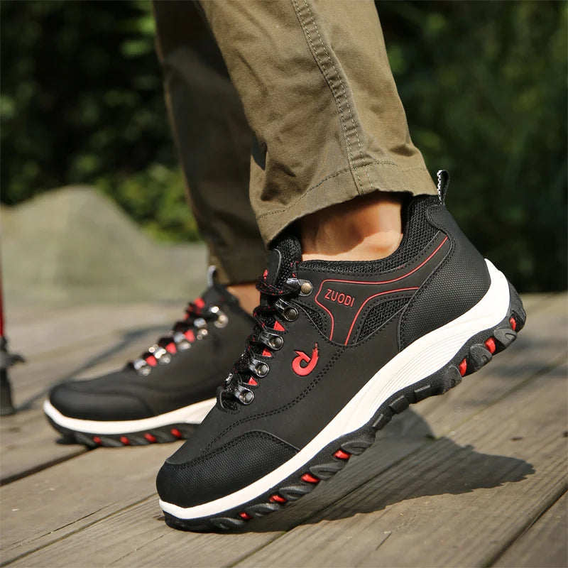 Zapatos de piel para hombre, calzado casual para hombre, zapatillas de primavera, otoño e invierno, calzado masculino tipo tenis, ligero para caminar