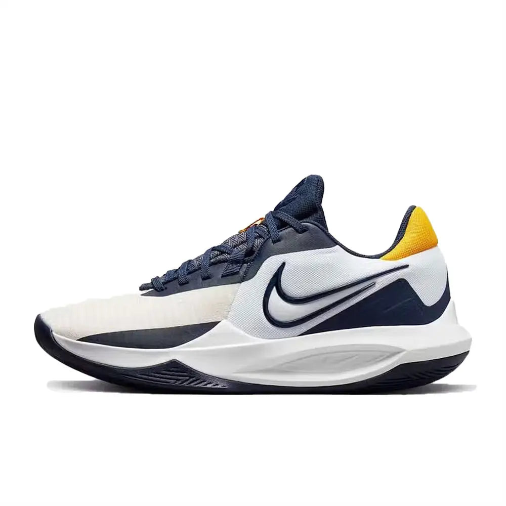 Nike Precision 6 Comfortable and Versatile Low-Top Basketball Shoes for Men in Black IO7605-040