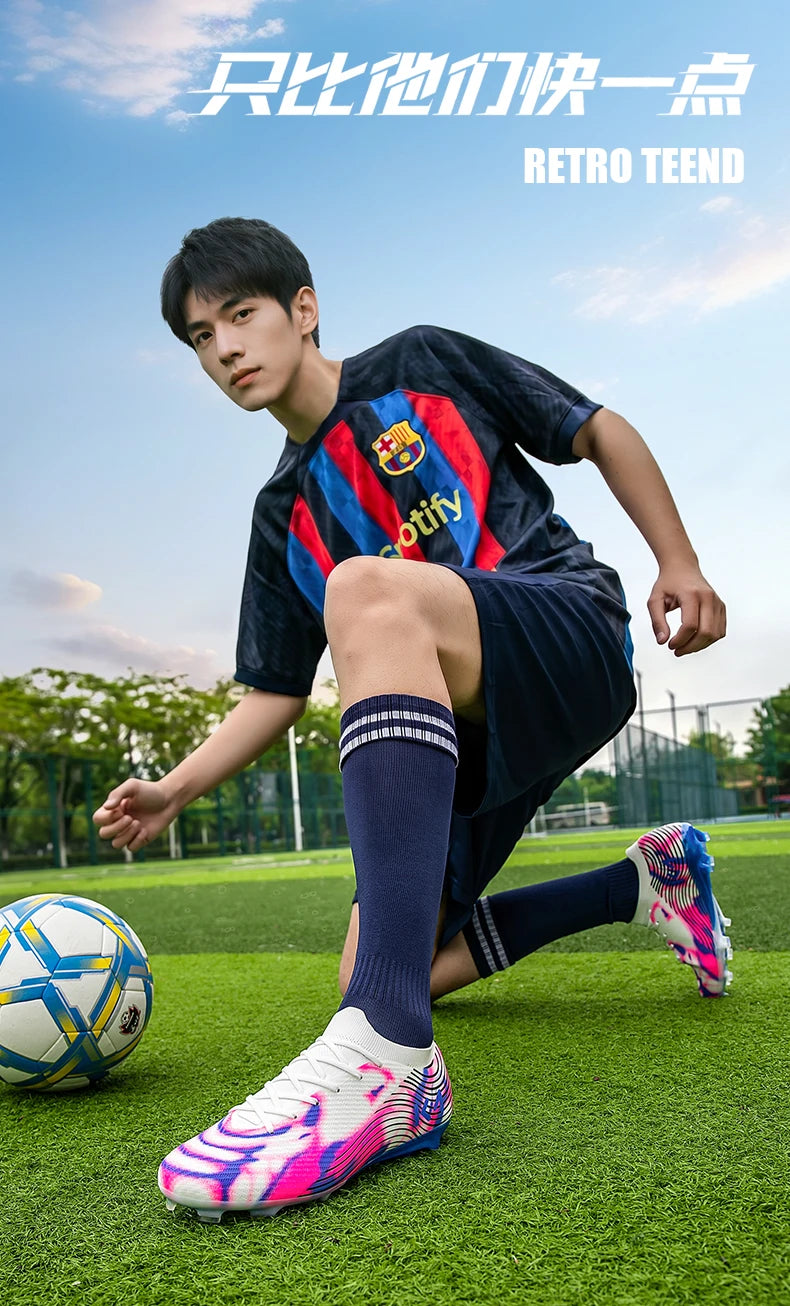 Professionelle Fußballschuhe für Herren, strapazierfähig und bequem, Trainings-Fußballschuhe für Männer, ultraleichte Premium-Fußballschuhe für Spiele