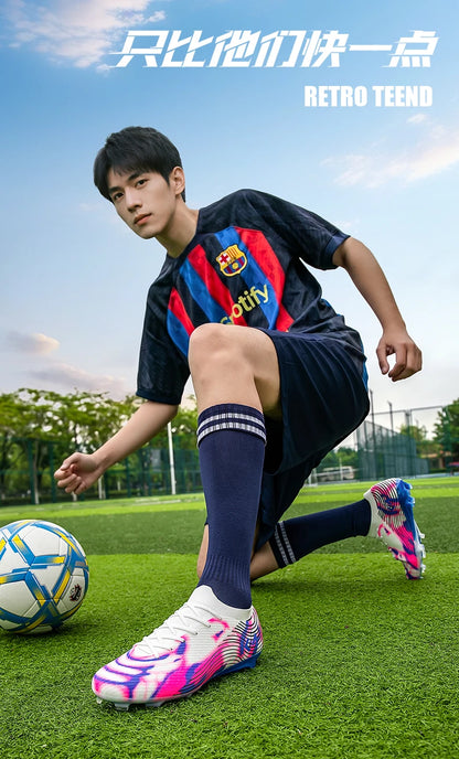 Professionelle Fußballschuhe für Herren, strapazierfähig und bequem, Trainings-Fußballschuhe für Männer, ultraleichte Premium-Fußballschuhe für Spiele