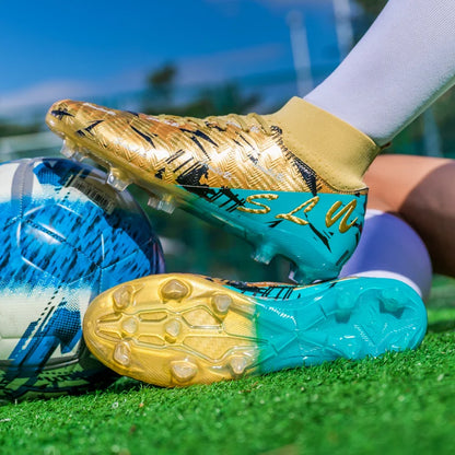 Size 34-46 Men's FG/TF Football Boots Futsal Professional Unisex Kids Soccer Training Outdoor Boys Football Sneakers