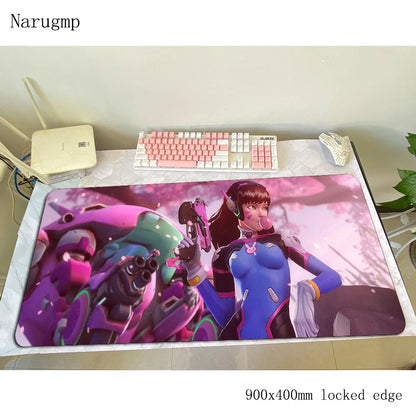 overwatch mouse pad Birthday Computer mat 900x400x3mm gaming mousepad large present padmouse keyboard games pc gamer desk