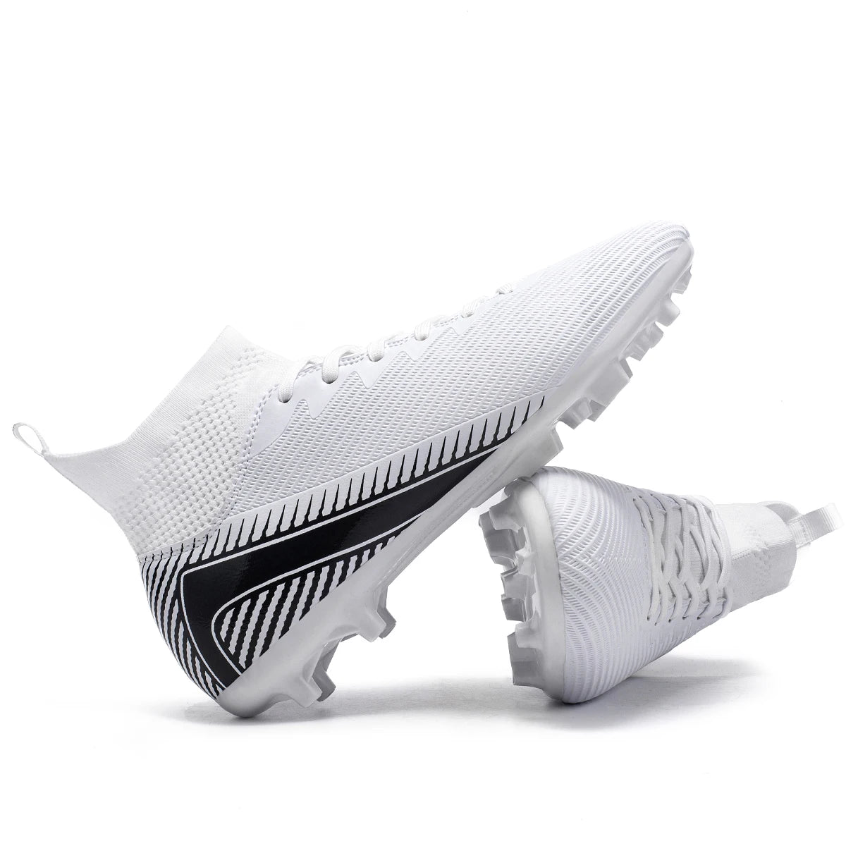 Professional Grass AG FG Soccer Shoes PU Fabric Integrated Upper TPU Tough Sole Wear Resistant Anti-slip Youth Footwear