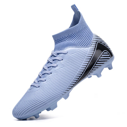 Professional Grass AG FG Soccer Shoes PU Fabric Integrated Upper TPU Tough Sole Wear Resistant Anti-slip Youth Footwear