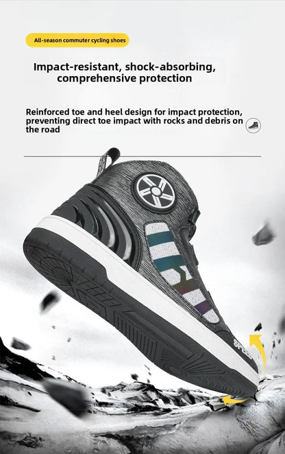 Motorcycle Professional Protective Riding Boots Four Season New Fashion Breathable Anti-Slip Men's Outdoor Off-Road Riding Shoes