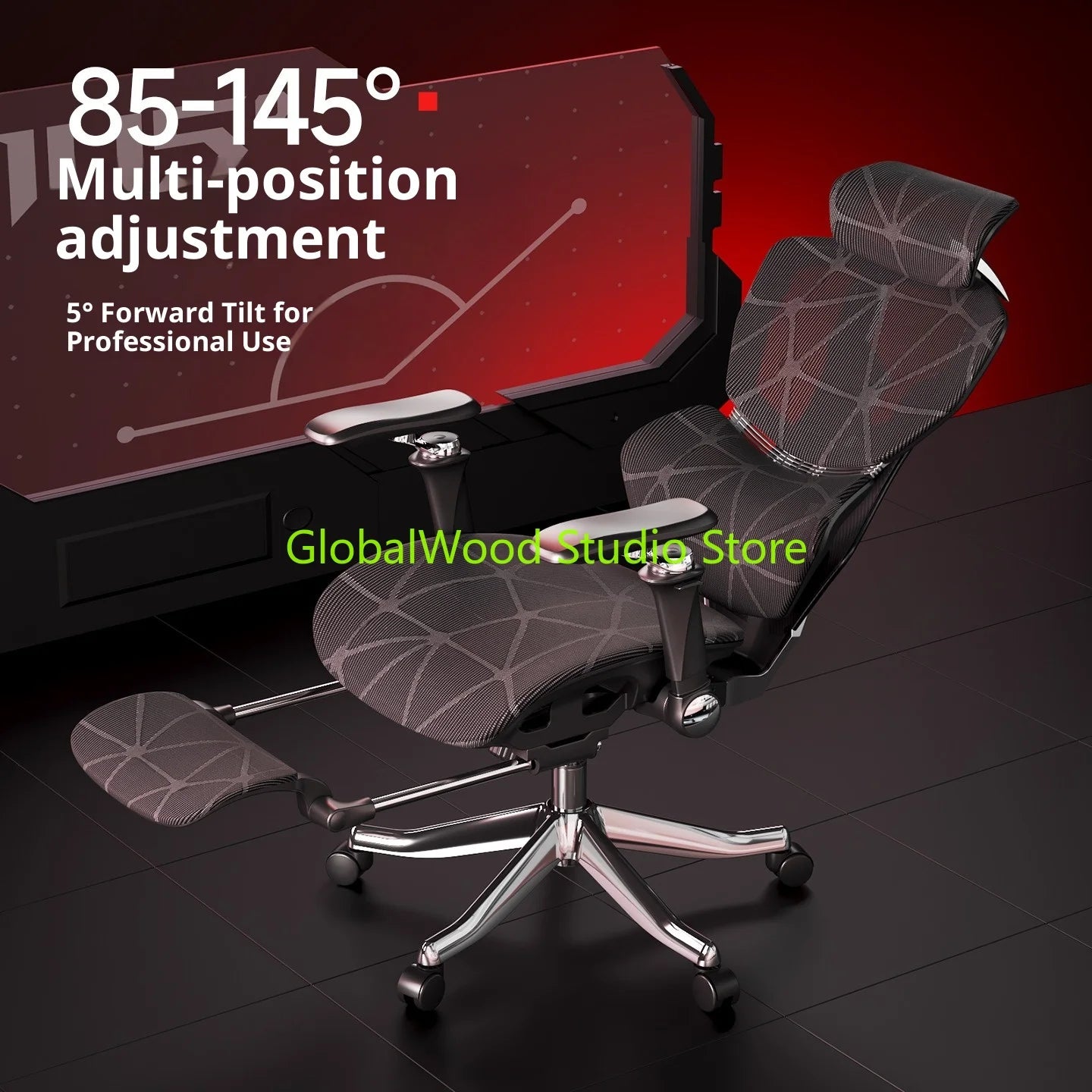 Ergonomic Chair for Desk Office Comfortable Armchair Furniture Chair Design Office Chair on Wheels