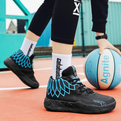 Youth Basketball Shoes for Actual Combat, Outdoor Comfortable Cushioning, Wear-Resistant, Fashionable, Breathable, High Quality